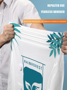 Sacs de rangement sous vide personnalisés, 8 pièces, gain de place, grand, <span class=keywords><strong>couverture</strong></span> de couette, logo imprimé, sac de rangement, sous vide pour vêtements - Product Image 4