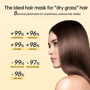 Mascarilla para el cabello acondicionadora reparadora de colágeno de queratina Etiqueta Privada mascarilla para el cabello con proteína <span class=keywords><strong>Ahir</strong></span> - Product Image 6