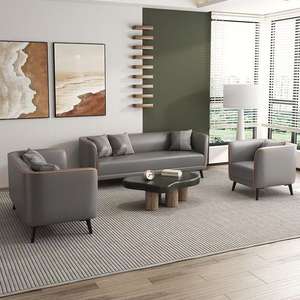 Sofá Individual, Doble o Triple Económico para <span class=keywords><strong>Apartamentos</strong></span> Pequeños, Nueva Tecnología <span class=keywords><strong>en</strong></span> Cuero para Sala de Estar Sencilla - Product Image 3