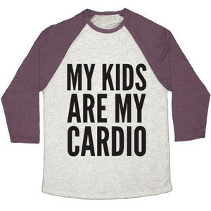 ลูกๆของฉันคือเสื้อเบสบอลสามตัวแบบคาร์ดิโอสำหรับทุกเพศ - Product Image 1