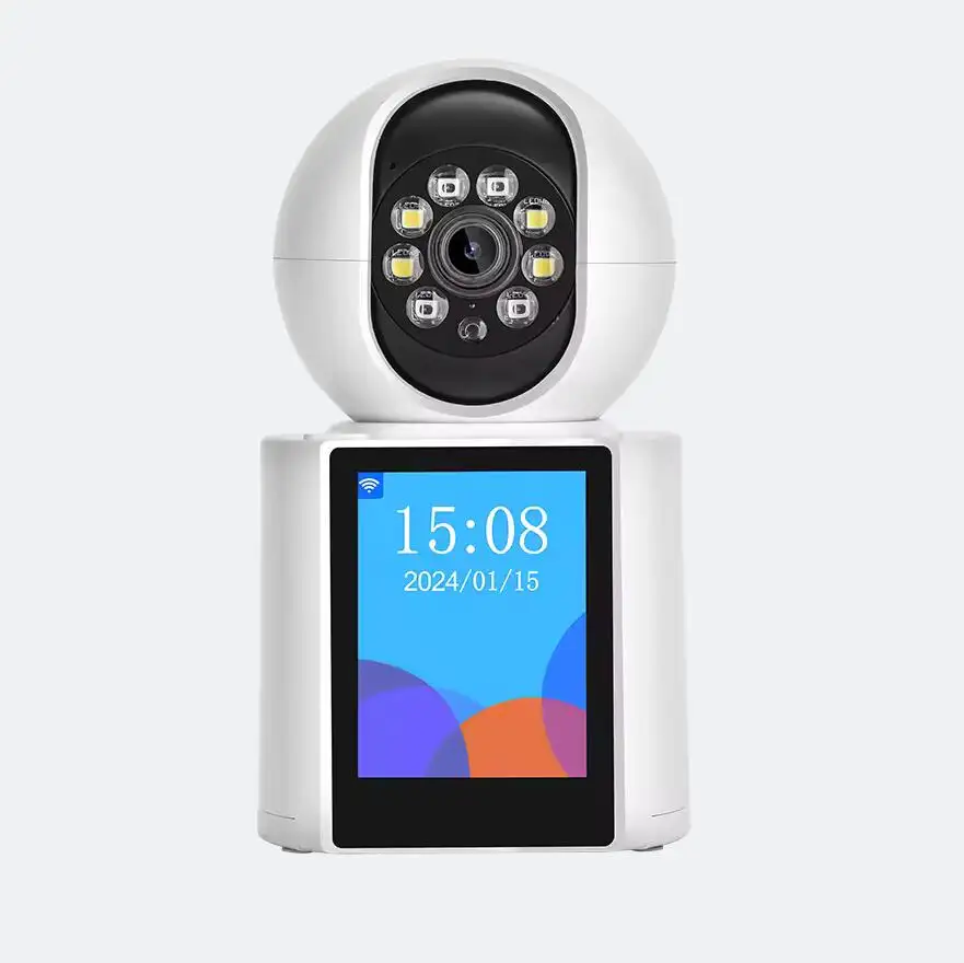 Nhà Wifi 300W 2 chiều video gọi điện thoại máy ảnh ghi lại bé Pet giám sát Giám sát camera bóng đèn 360