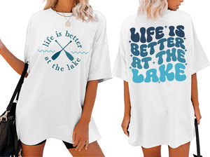 T-shirt à manches courtes pour femmes à la mode de grande taille confortable et ample de haute qualité - Product Image 6