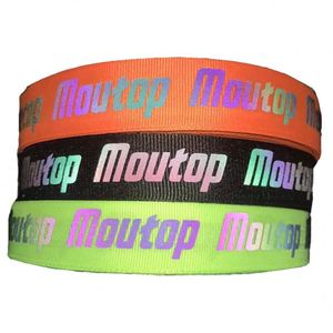 Gold Custom Jacquard Elastic <b>Webbing</b> Ribbon Spandex/Nylon Oeko-Tex Certified for Garment/Shoes/Underwear - Product Image 4