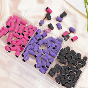 Nagel zubehör Schleif mittel 240 120 180 Langlebiger Einweg nagel Weiß Zebra Pink Schleif band für Nagel bohrer - Product Image 6