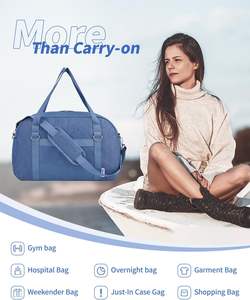 กระเป๋าดัฟเฟิลขนาดเล็กใส่สัมภาระใต้ที่นั่งสำหรับเครื่องบินกระเป๋าใส่วิญญาณแบบเปียกของสายการบิน - Product Image 4