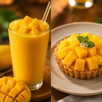 Graad A Halal IQF Diepvries Mango Blokjes Groothandel |   100% natuurlijke verse gesneden mangoblokjes 10x10mm voor smoothies & bakkerij