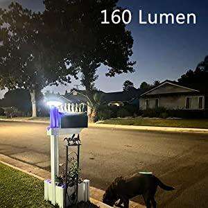 Lumière solaire de barrière de chapeau de poteau de cour de jardin avec blanc/Warmwhite + Bule/vert avec l'antonomie de long temps - Product Image 5