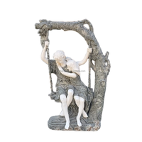 Statuette de la victoire grecque en marbre, statue de la victoire, Sculpture en pierre, avec ailes de la victoire de la victoire de samicthère, vente en gros, SHENGHUA