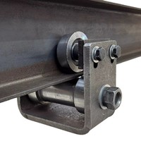 Supports de rouleaux de guidage pour chariot porte-chaînes en acier/nylon Songyin Kunshen, modèle 8, pour câbles électriques # -200 #   3-5 roues