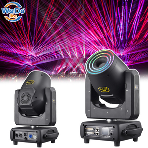 ไฟเลเซอร์เคลื่อนไหวหัวเคลื่อนไหวได้พร้อม3D ILDA 300W DMX512ควบคุมสำหรับเวทีดีเจและไนต์คลับ10W - Product Image 1