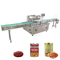 Fabriek Directe Levering Automatische Ingeblikte Kikkererwten Groene Erwtenverwerkingslijn Nieuwe Productielijn Voor Plantaardige Fruitconservenmachines
