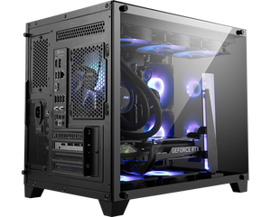 PAG PANO M100L Mini Gaming Case Aluminium Computer Case avec USB Front Port & Fan Cooler pour PC Gaming - Product Image 3