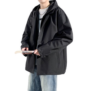 Chaqueta con Logotipo Personalizado, Chaqueta para Hombre, Nueva, Juvenil, con Capucha, para las Fiestas de Primavera 2025, Dos Chaquetas Joker Modernas y Casuales, Populares - Product Image 1