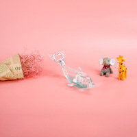 Ouvre-bouteille en forme de dauphin, aimant de réfrigérateur flottant rempli de liquide, cadeaux promotionnels souvenirs