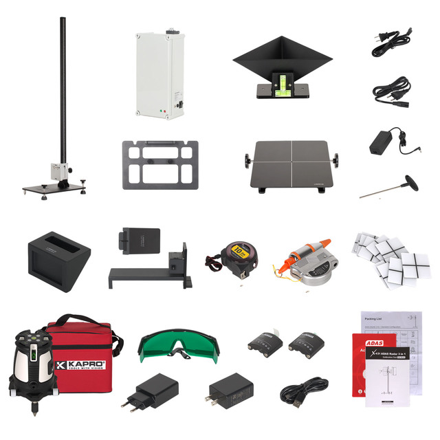 Launch 3-in-1 ADAS Radar Calibration Stand Reflector Plate Doppler Simulator Corner Reflector Applicable PAD7