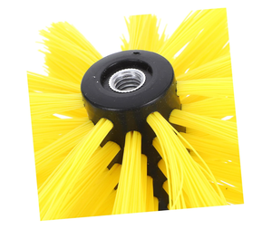 Brosse de <span class=keywords><strong>cheminée</strong></span> en nylon jaune simple en acier inoxydable et fer pour le nettoyage des conduits d'aération de la sécheuse Brosses de nettoyage pour la cuisine - Product Image 3