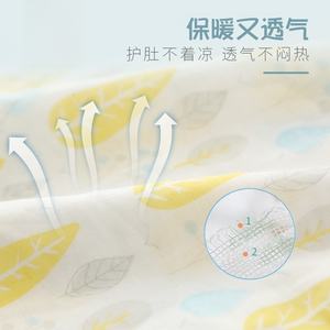 Chaleco de algodón de gasa sin mangas <span class=keywords><strong>para</strong></span> bebé, antibacteriano, antiestático, con estampado de animales, a prueba de patadas, <span class=keywords><strong>para</strong></span> todas las estaciones, <span class=keywords><strong>para</strong></span> recién nacidos, tejido. - Product Image 5