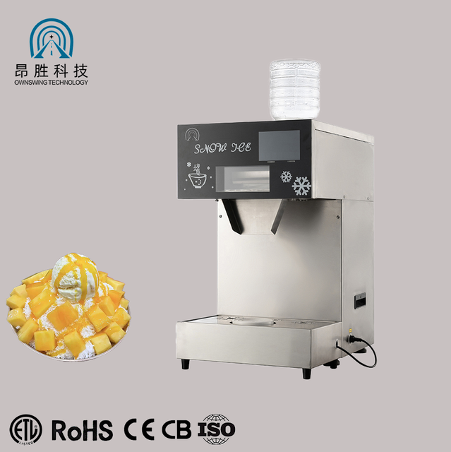 High Quality Countertop Snow Cone Machine Automatic High Production Ice Cream Maker Multifunctional Milk Ice Making Machine