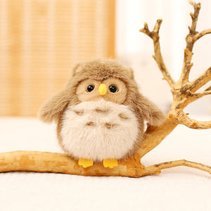 Super morbido simpatico gufo pinguino giocattoli di peluche cartoni animati farciti regali di uccelli per bambini ragazze con funzione di magnete in piedi di riempimento in cotone PP - Product Image 5