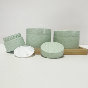 Envase Ecológico para Crema de Trigo, Boca Ancha, 50g 100g 250g, Envase de Plástico Biodegradable de Paja de Trigo para Cosméticos - Product Image 2