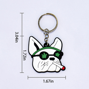 Llavero 2D Divertido y Moderno de Alta Calidad, con Diseño de Hoja, para Decoración de Bolsos, Regalos y Streetwear - Product Image 4