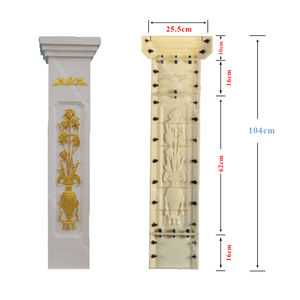 Moules en béton préfabriqué ABS de style européen pour villa murale, jardin, pilier en plastique pour balustre, nouveau design de garde-corps - Product Image 2