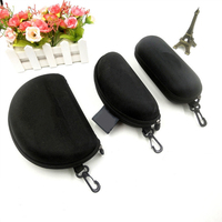 Étui à fermeture éclair pour cyclisme, étui de rangement portable pour lunettes de soleil d'extérieur avec clip, écologique et élégant