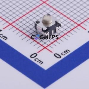 TS-1069-A1B3-D4 Tactile Switch Switch Single Pole Single Throw Round Button 2.5N 4.8mm - Product Image 1