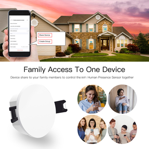 Sensor de Presencia Humana WiFi Inteligente, Detector de Movimiento por Radar de Onda Milimétrica para Montaje en Techo, para Automatización del Hogar, Compatible con Alexa, Google y Tuya - Product Image 3