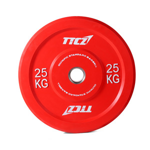Vente en gros, entraînement de gymnastique, <span class=keywords><strong>disque</strong></span> d'haltère 20Kg, plaque de poids de pare-chocs de compétition - Product Image 4