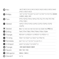 Jeu de tournevis en acier au chrome-vanadium Cr_V de 145 pièces JM-8183 pour la réparation de téléphones portables, d'ordinateurs et de consoles de jeux, emballé en Chine