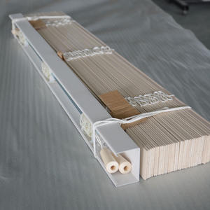 Stores en bois naturel faciles à installer, stores enrouleurs filtrant la lumière, stores enrouleurs en bois pour fenêtres - Product Image 3