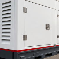 Groupe électrogène diesel silencieux de type canopy 10 kVA pour alimentation de secours résidentielle LINGGE 3 phases 400 V 50 Hz