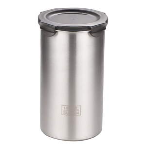 Bocal de conservation hermétique en acier inoxydable 304, 1100 ml, 1900 ml, 2700 ml, qualité alimentaire, <span class=keywords><strong>pour</strong></span> café, thé, céréales, cuisine, garde-manger - Product Image 6