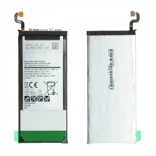 Original Replacement Samsung Battery for Galaxy S7 Edge SM-G935F G9350 G935FD Genuine Phone Battery EB-BG935ABE Free Sample