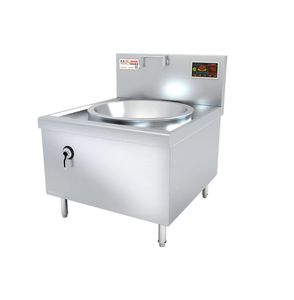 Cuiseur <span class=keywords><strong>Wok</strong></span> Vertical Haute Efficacité 30KW 380V avec Effet de Flamme pour la <span class=keywords><strong>Cuisine</strong></span> du Sud-Est Asiatique - Product Image 6