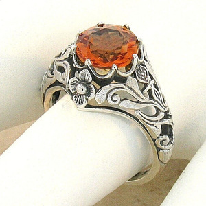 Elegante Anello Floreale Argento Opaco Design Minimalista Vintage Gioielli Moda Donna Uso Quotidiano Regalo Chic - Product Image 2