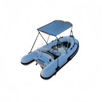 Bateau de pêche semi-rigide Norvège 10FT Mini Rib300 avec coque en fibre de verre et flotteurs Orca Hypalon/PVC