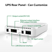 Mini onduleur DC, batterie de secours 5V 9V 12V, alimentation de secours pour routeur Wifi, CCTV, surveillance, alimentation de secours UPS