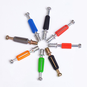 3-in-1 đồ nội thất phụ kiện nội bộ phần cứng Kit với <span class=keywords><strong>Dowel</strong></span> sắt kết nối và NUT công cụ cam với phù hợp - Product Image 3