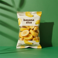 Fournisseur chinois de sachets alimentaires en aluminium avec impression personnalisée et fermeture à glissière pour chips de pommes, de pommes de terre, de plantains et de bananes