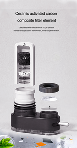 เครื่องกรองน้ำติดก๊อกครัวแบบเซรามิกคาร์บอนกัมมันต์ใส ยี่ห้อ OEM ราคาถูกที่สุด - Product Image 3