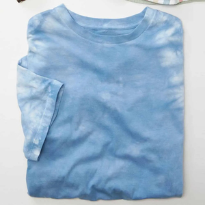 Camiseta Tie Dye con Espiral Arcoíris Brillante, 100% Algodón, Manga Corta, Ropa para Festivales de Verano, Venta al Por Mayor, Unisex - Product Image 3