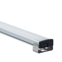 Profilé en aluminium de promotion avec bandes led pour éclairage de plafond et d'armoire LS-007 de coque linéaire en aluminium led