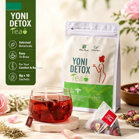 Thé détoxifiant C92 Yoni pour femmes, thé aux herbes pour l'équilibre quotidien, marque privée, OEM, ODM, emballage personnalisé, vente en gros, fournisseur d'usine
