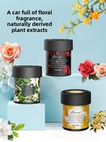 Carmate – Désodorisant solide pour voiture en bouteille plastique noire de haute qualité, capacité 120g, parfum longue durée