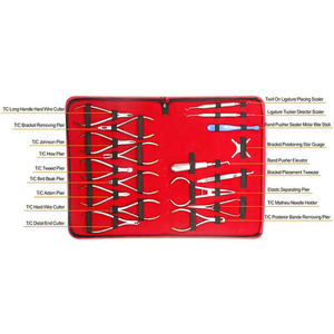 ชุดเครื่องมือทันตกรรมชุดเครื่องมือทันตกรรม18-in-1คีมสำหรับจัดฟันแบบพื้นฐานพร้อมชุดเครื่องมือทันตแพทย์ - Product Image 2