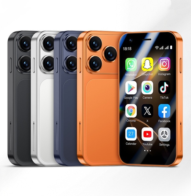 Intelligent Mini 17 Promax Phone with ultra Small and Compact 3.0-inch Screen Dual Card Dual Standby Quad Core Smart Phone