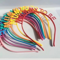 Serre-tête multicolore en plastique PP avec lettres « Future maman » pour la décoration de baby shower, serre-têtes pour future maman