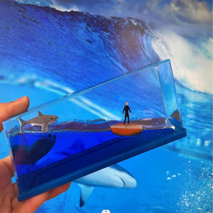 ของตกแต่งขวดน้ำ HY Creative Fluid รูปเรือพันซันนี่และโกอิ้งเมอร์รี่ จากอนิเมะวันพีซ ของสะสมเรือโจรสลัด เหมาะสำหรับเป็นของขวัญวันเกิด - Product Image 5